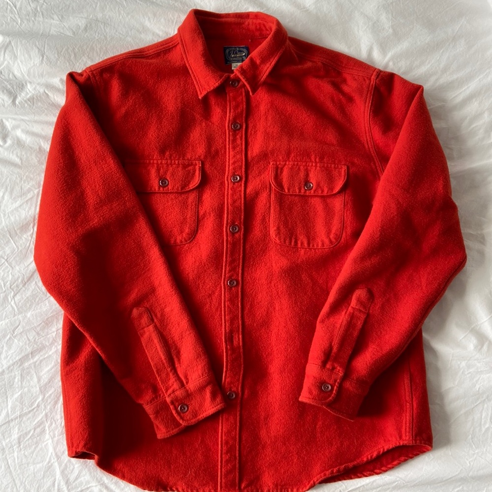 Mens J.Crew chamois shirt jacket